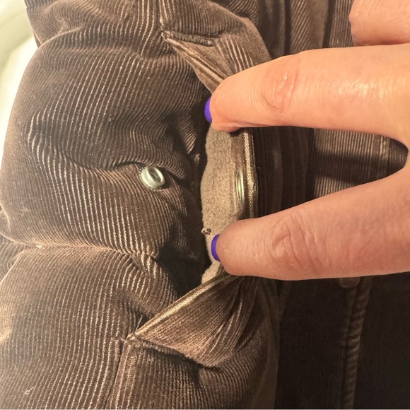 Gap Corduroy Puffer Vest Men’s Brown Small Vintage Y2K Retro Unisex - Picture 4 of 12